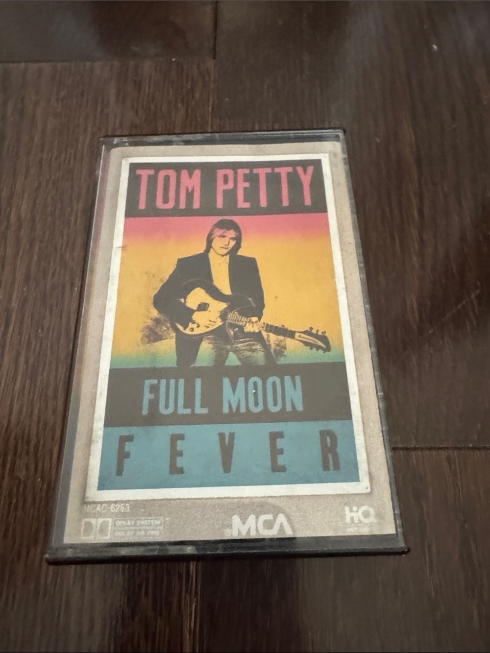 Vintage Tom Petty Full Moon Fever Cassette – Yellow, Pink, Blue logo. Good con.